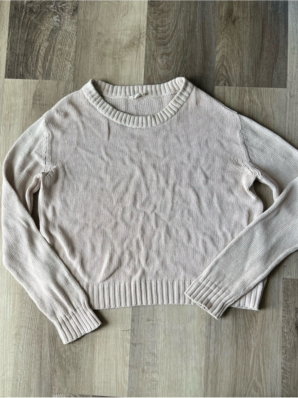 Pact organic crew neck Sweater - Cream Sold out color